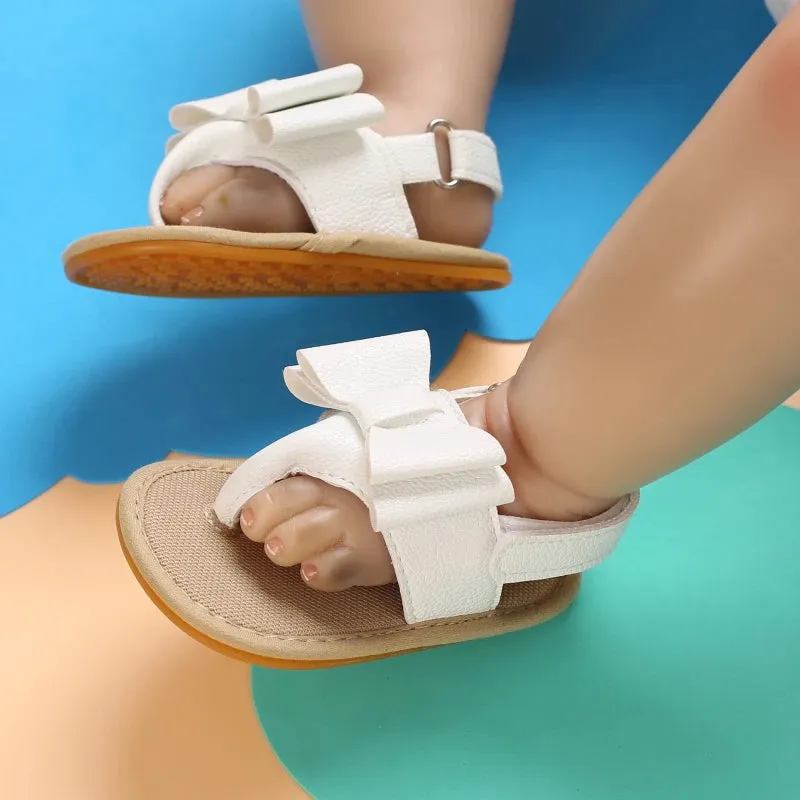 Comfortable Breathable Big Bow Buckle Strap Princess Sandals