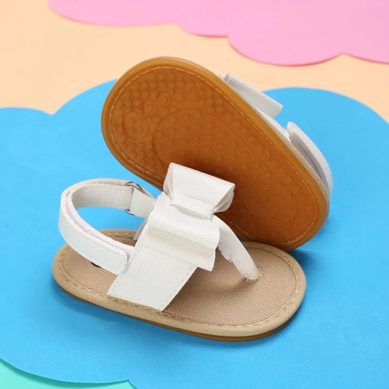 Comfortable Breathable Big Bow Buckle Strap Princess Sandals