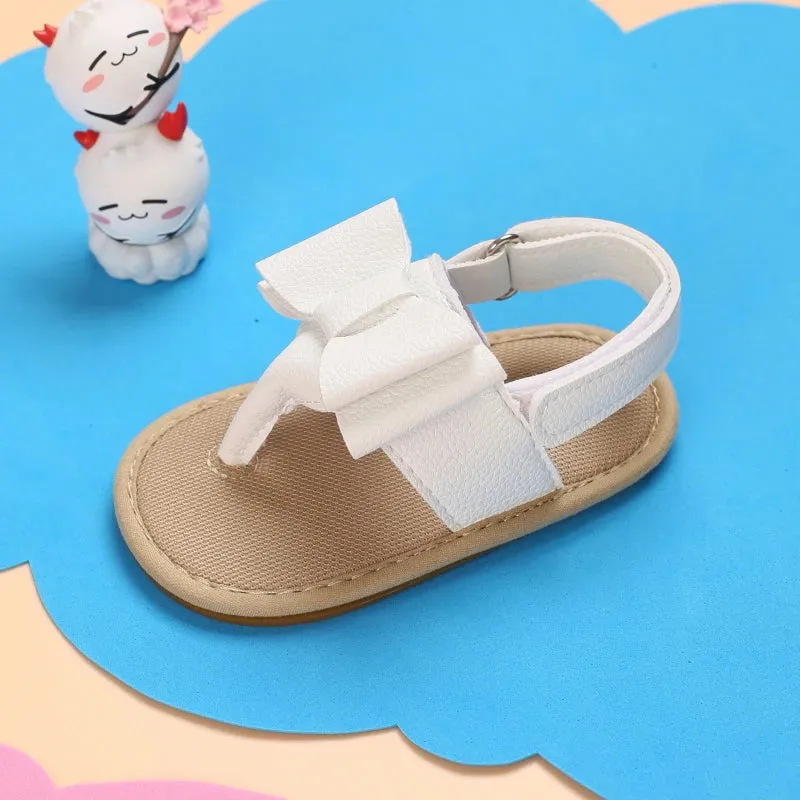 Comfortable Breathable Big Bow Buckle Strap Princess Sandals
