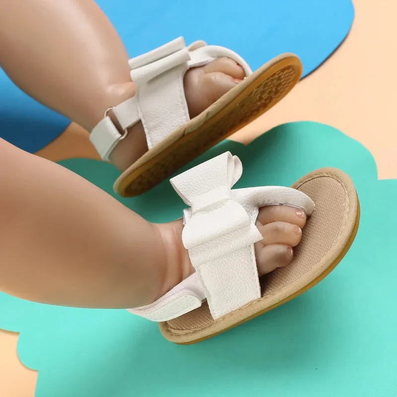 Comfortable Breathable Big Bow Buckle Strap Princess Sandals