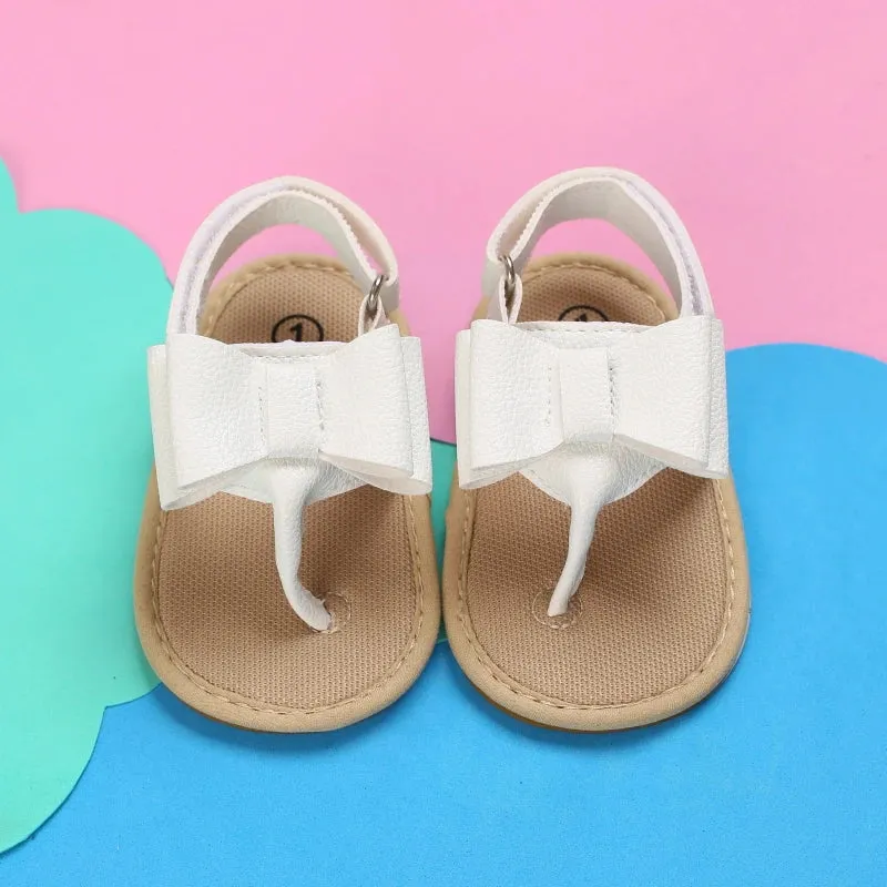 Comfortable Breathable Big Bow Buckle Strap Princess Sandals