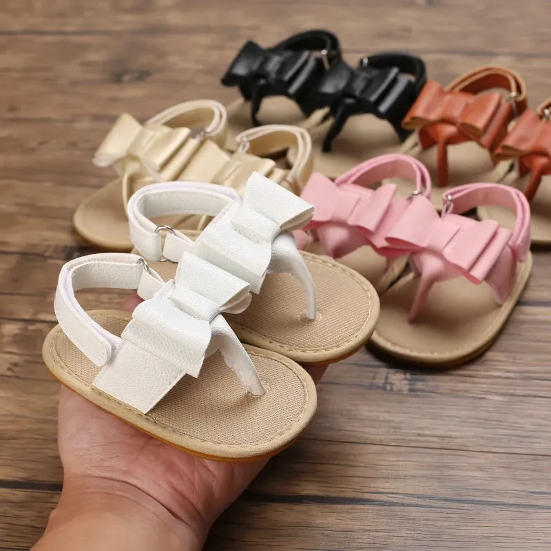 Comfortable Breathable Big Bow Buckle Strap Princess Sandals