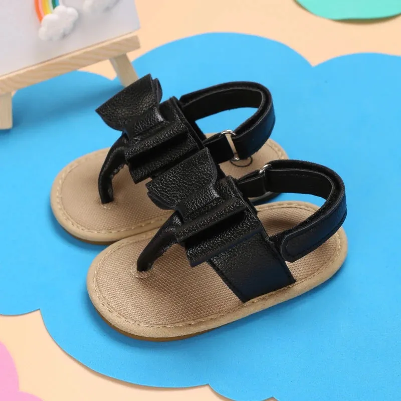 Comfortable Breathable Big Bow Buckle Strap Princess Sandals
