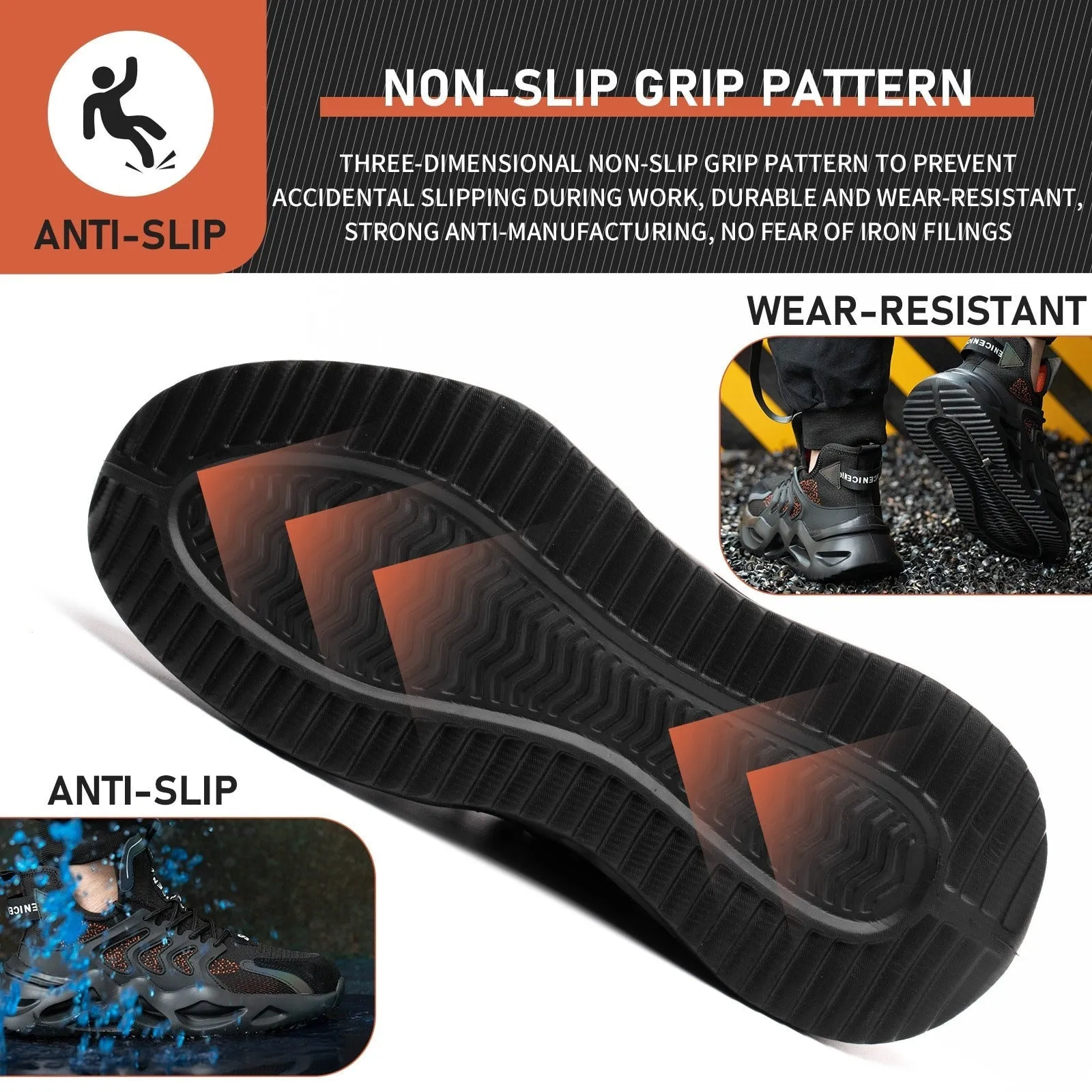 High quality safety work shoes indestructible serie S