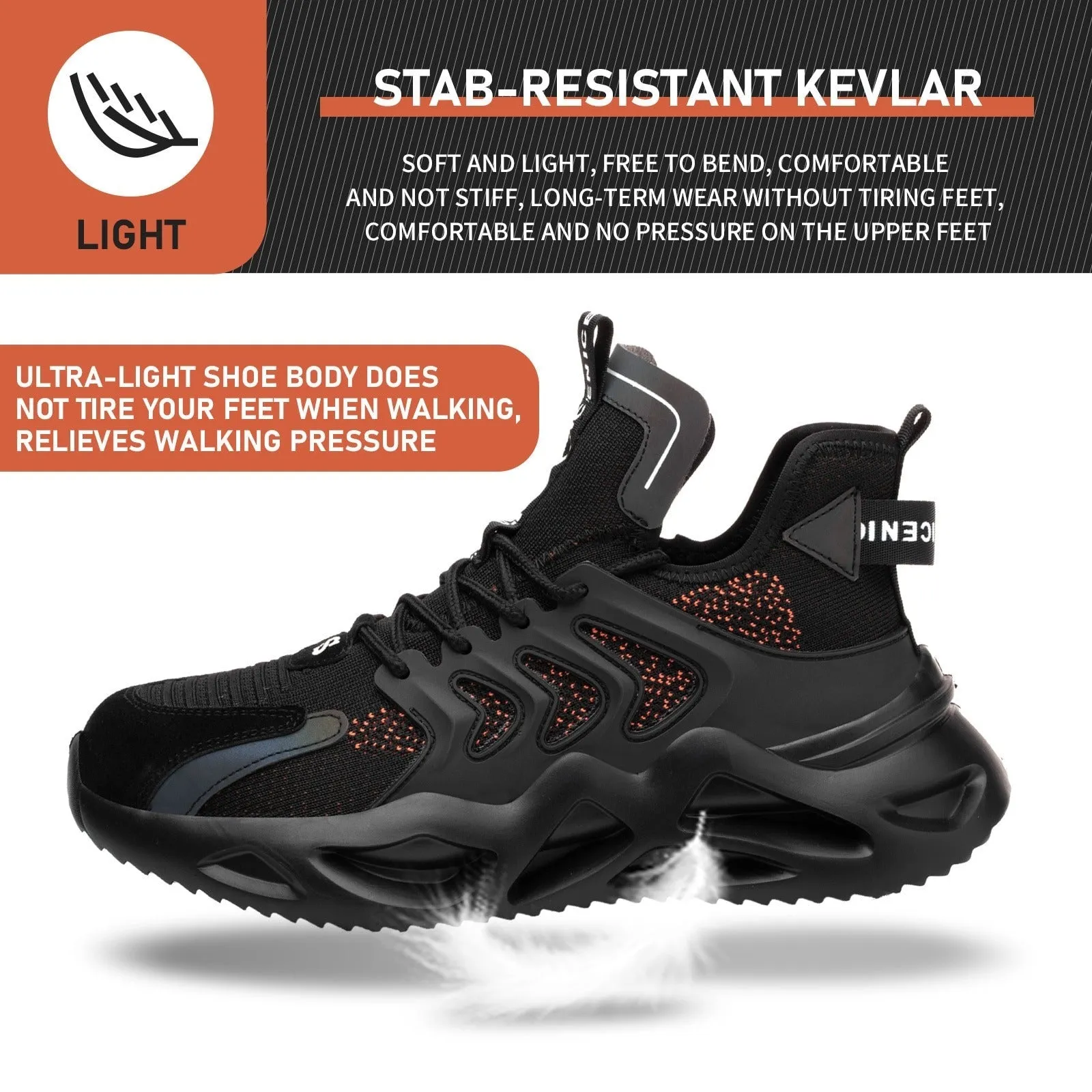 High quality safety work shoes indestructible serie S