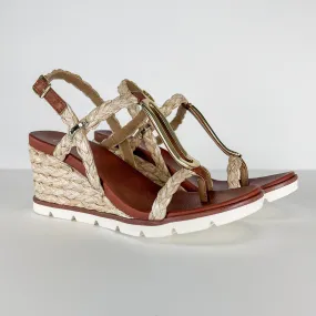 MIA Epitome of Chic Woven Natural Wedges