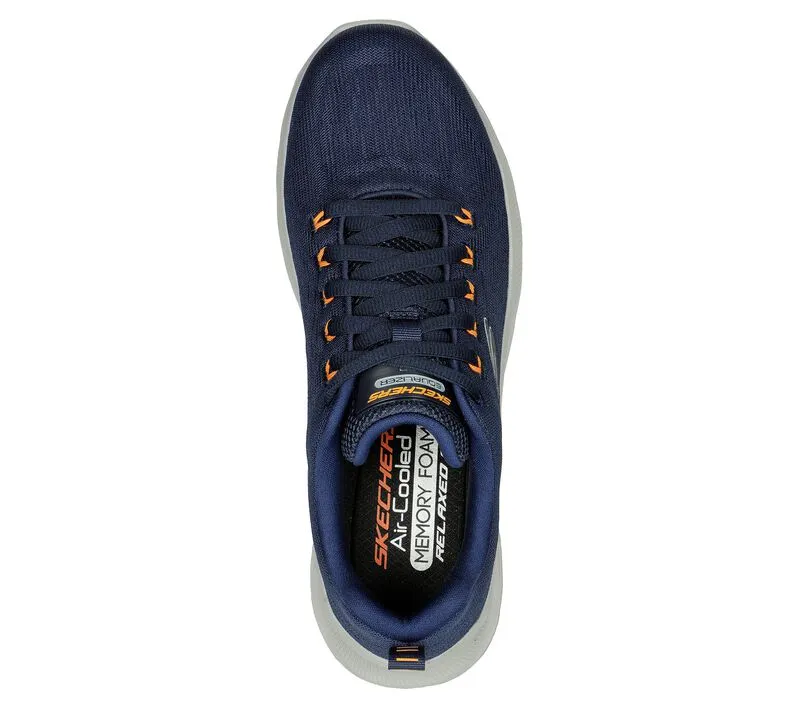 Skechers Men's 232519/NVOR Relaxed Fit: Equalizer 5.0 Trainers Navy Orange